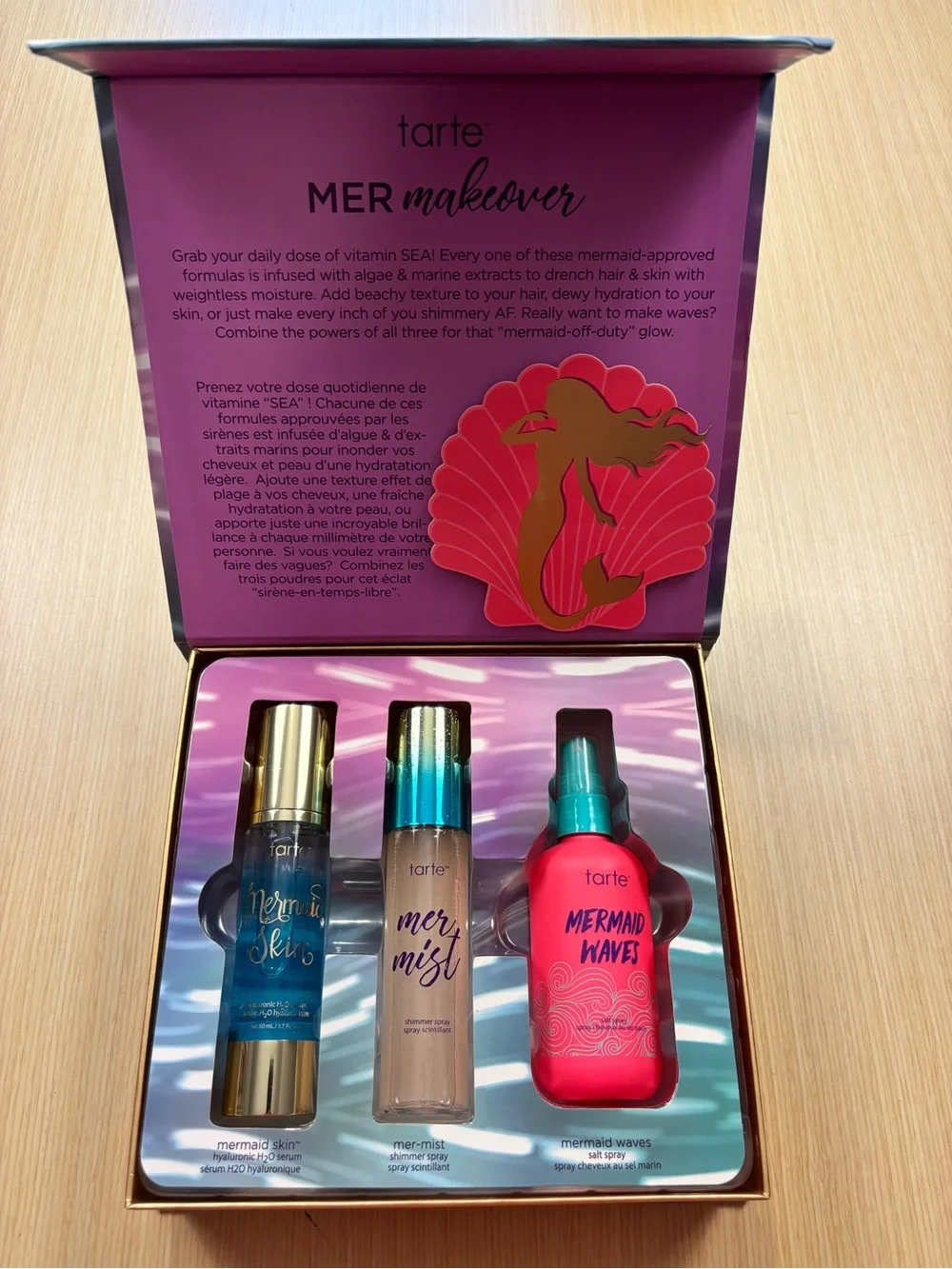 Tarte Mer-Makeover Vault Limited Edition Mermaid Waves Skincare Hair Set